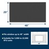 Window Air Conditioner Side Panels, 48 Inch Extended Width XL