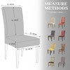 Homebliss Set of 6 Stretch Chair Covers, Swing Chairs, Elastic