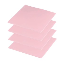 PATIKIL Thermal Pads 100x100x2mm, 4 Pack Silicone Cooling Thermal Pad for CPU GPU IC PCIe M.2 2280 SSD NVMe Heatsink, Pink