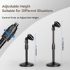 Desktop Microphone Stand Height and Angels Adjustable for Diameter Max