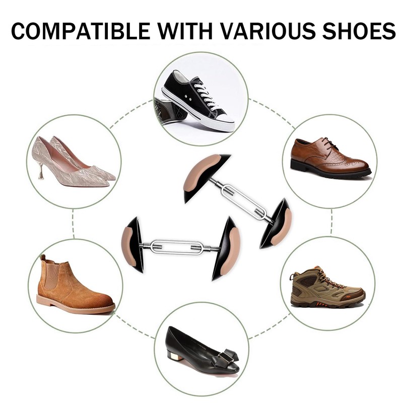kupnos Shoe Stretchers Women Men, Non-Slip Shoe Widener Expander Trees