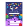 32 Space Party Invites - Kids Childrens Birthday Party Invitations