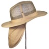 Tropic Hats Summer Wide Brim Mesh Safari/Outback W/Neck Flap &