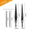 Bestgle 2 Pieces Conical Reamer with T-Handle Manual Hexagonal Reamer