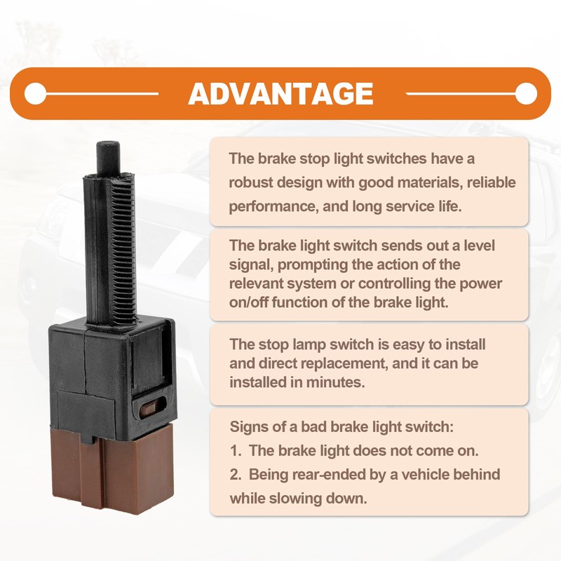 Brake Light Switch, Cruise Control Cutout Switch, Stop Lamp Stoplight