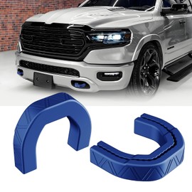 Tow Hooks Covers Hitch Cover Customized Car Tow Hooks Compatible with RAM 1500 Accessories 2019-2025 (Blue)