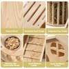 Guinea Pig Hideout, Wooden 2-Tier Guinea Piggy Castle House Habitat