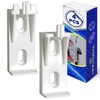 Aluminium Radiator Brackets 90 x 32 mm Made of High-Strength