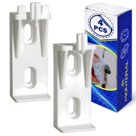 Aluminium Radiator Brackets 90 x 32 mm Made of High-Strength Plastic Pack of 4 MONTERAL