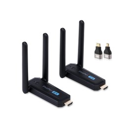 Wireless HDMI Transmitter and Receiver,164Ft/ 50M Extender Kit 4K Decode 1080P@60Hz Output, Plug and Play for Streaming Video/Audio from Laptop/PC/TV Box to Large Screen/Monitor/TV