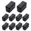 Strut Channel Cap, 1-5/8 x 7/8 Plastic Black Short End