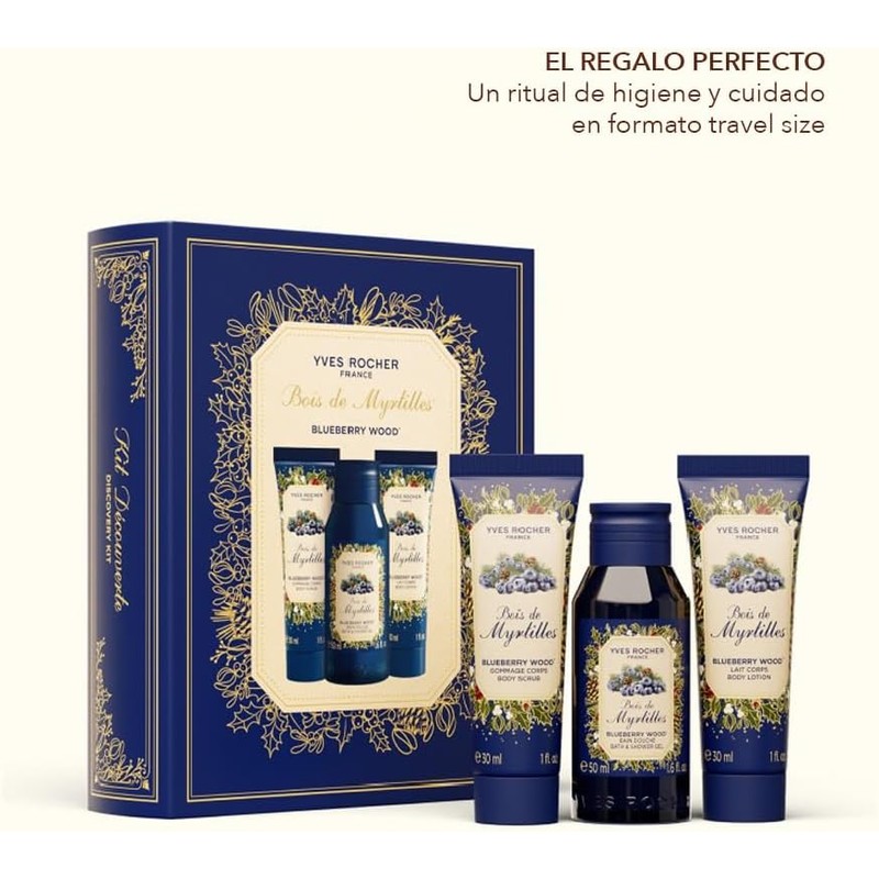Kit Corporal Arándanos Azules Yves Rocher – 3 en 1