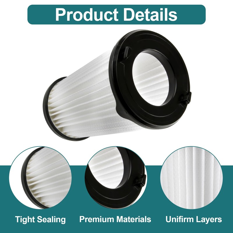 6-Pack HEPA Filters,VAF-1 Vacuum Filters Replacement for Electrolux Ergorapido Stick