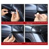 Roof Rainwater Guard ABS Wearproof Rain Groove Diverter Replacement for