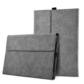 xisiciao - Funda para Surface Pro 7 Plus/Pro 7 / Pro 6 / Pro 5 / Pro 4 con soporte para lápiz óptico, funda delgada de poliéster de ángulo múltiple y ligera, compatible con teclado tipo cubierta