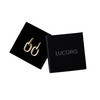 Lucoro 18K Gold-Plated Hoop Earrings for Women - Elegant, Timeless