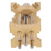 Watch Movement Holder Fixed Base Adjustable 4 Sided Watchmaker Clamp