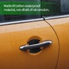 8PCS Car Door Handle Scratch Protectors, Carbon Fiber Car Door