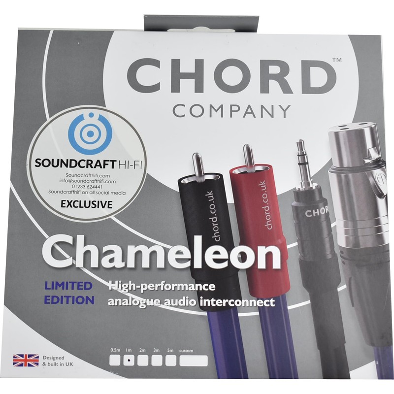Chord Chameleon 3.5mm Mini Jack to 2 x RCA Analogue