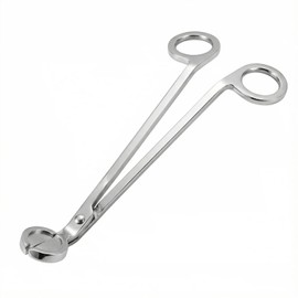 ZHU IN SY Candle Snuffer, Candlesnuffers Wick Snuffer Candle Accessory, Stainless Steel Wick Flame Extinguisher for Putting Out Candle Flame Safely (Silver Candle Wick Trimmer)