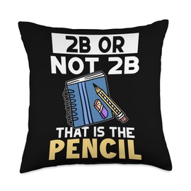 Artist: 2B Or Not 2B That Is The Pencil Throw Pillow