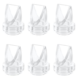 Pack of 6 Duckbill Valve for Lansinoh Discreet Duo, E10 S1 S1 Pro, NCVI Nuliie Nicegreen Life S32 Breast Pump, S32 Breast Pump Replacement Accessories