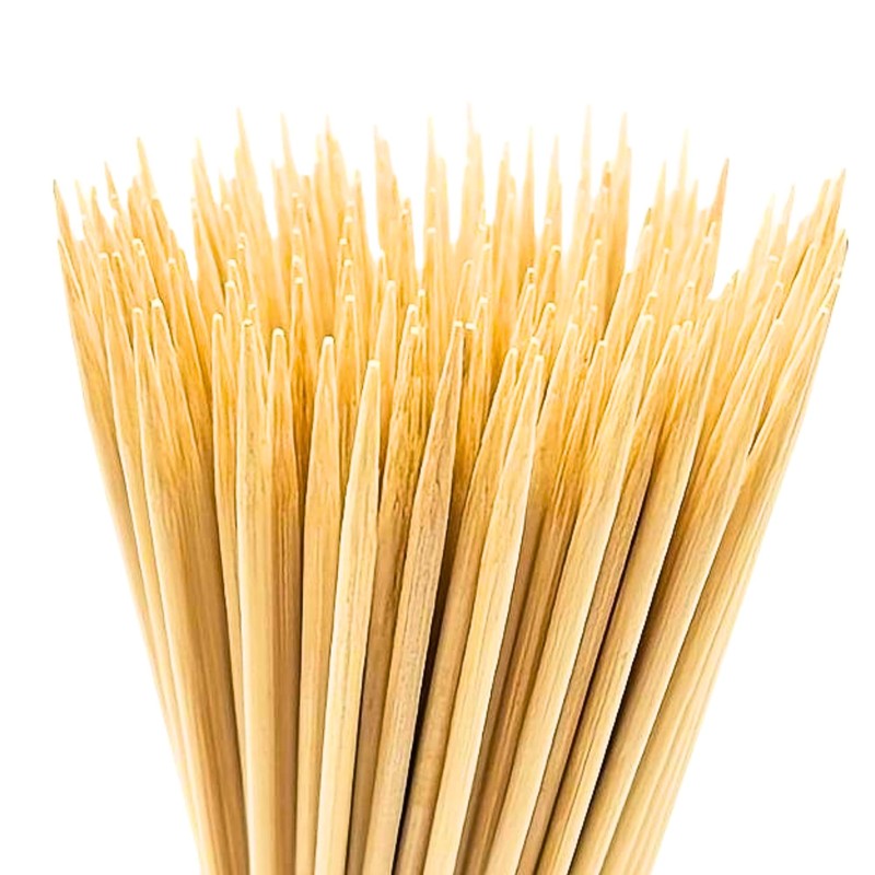 Pack of 300 Wooden Bamboo Cocktail Sticks/Toothpicks - 4 Inch