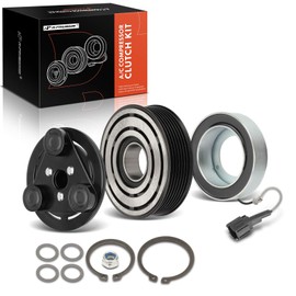 A-Premium A/C Compressor Clutch Kit Compatible with Nissan Frontier 2005-2015, 2.5L 4.0L, Xterra 2005-2014, 4.0L & Suzuki Equator 2009-2012, 4.0L