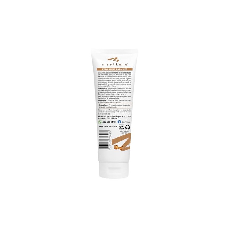 Exfoliante para Pies y Manos, Suavidad, Relajante, Elimina Células Muertas,