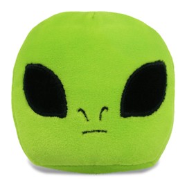 DolliBu Snug Mooshies Alien Stuffed Animal - Space Theme Super Squishy Soft Sensory Plush Toy for Girls and Boys, Cute Small Kids Plush Animal Friend to Play, Squeeze, Soothe Stress, Cuddle - 4 Inch