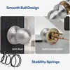 LOQRON Ball Design Non-Locking Door Knob, Passage Round Shaped Doorknob