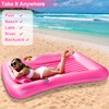 Inflatable Tanning Pool Lounger Float, 71" x 47" Large Pool