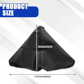 Car Shift Boot Cover, Suede Leather Shift Knob Boot Dust Cover, Manual/Auto Shifter Boot Sleeve Replacement, Car Interior Accessories Handbrake Gaiter Boot Dust Cover Universal for Most Vehicles