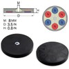 WOWLED 2 Pcs Magnetic Light Bar Mount, Magnetic Work Light