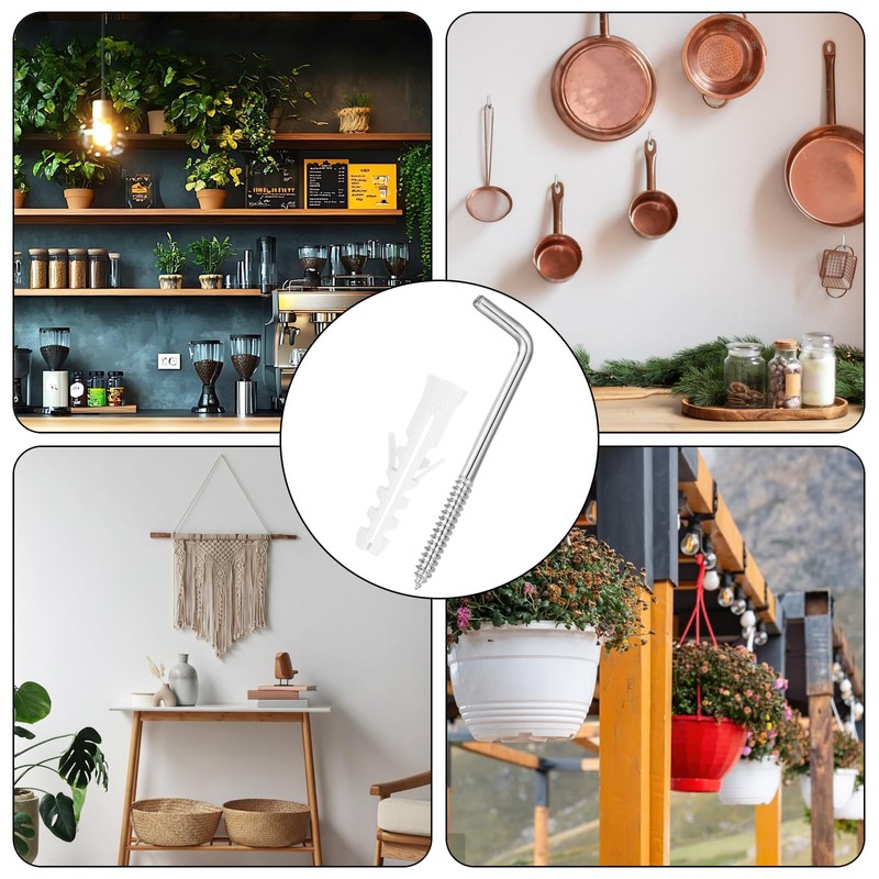 REJOECE L-Hook Screw Hook