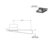 1/4"-20 Long Stainless Steel U -Style Clip-On Nut,U-Type Fasteners (Pack