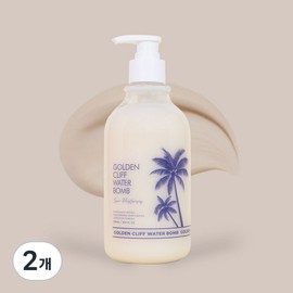 Golden Cliff Water Balm Moisturizing Tanning Lotion Body lotion for tanning, 2 pieces, 500ml / 골든클리프 워터밤 보습 태닝로션 태닝전용 바디로션, 2개, 500ml