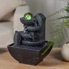 Indoor Fountain Relaxing Zen Cascade Colourful LED Light, Useful Gifts