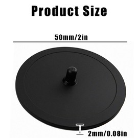 2 Pcs 50MM Blind Filter Backflush Disk Back Flushing Pad Rubber for Espresso Machines
