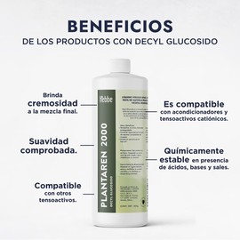 Hebbe - Decil Glucósido, Tensioactivo Suave y Biodegradable para Cosméticos, 500 g