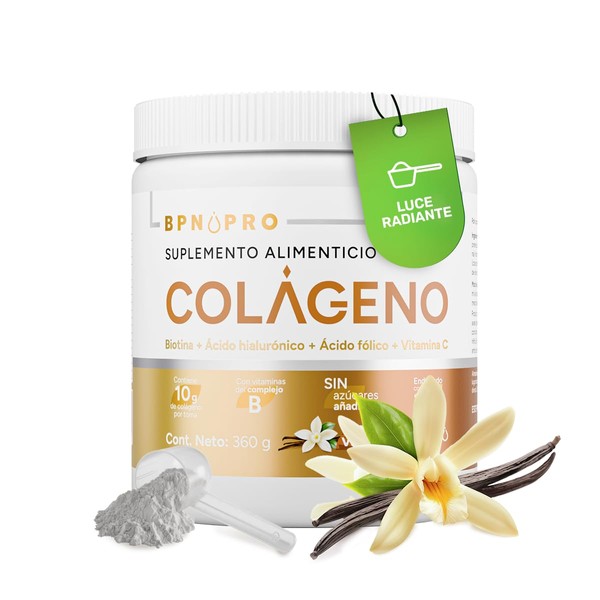 Colágeno Hidrolizado Puro en Polvo 360g - Vainilla | Con