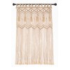 Hysunland French Door Window Curtains Handmade Macrame Side Window Curtain