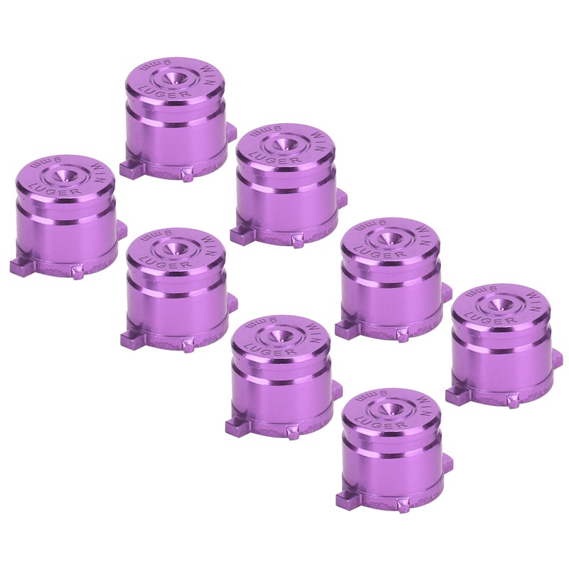 2 Sets Aluminium Alloy Function Assist Button Controller Replacement Parts