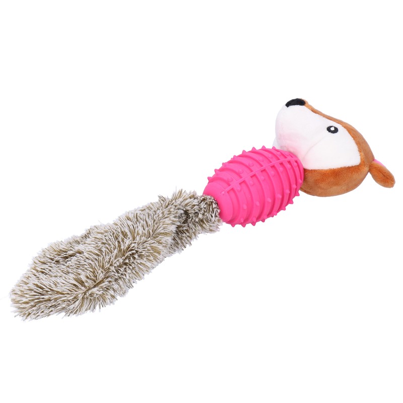 Pet Chew Toys Teeth Cleaning Biting Interactive Training Stuffed Plush