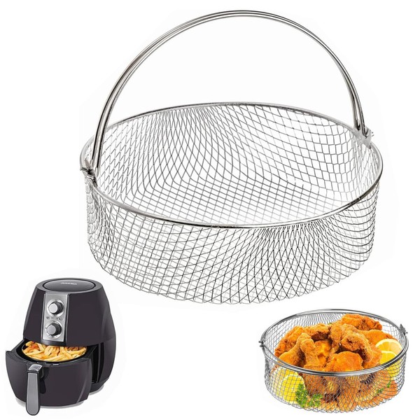 Air Fryer Basket for Instant Pot 6Qt, 8Qt, 8.27 Inch