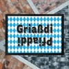 Griaßdi Pfiaddi Doormat 35 x 50 cm with Bavarian Flag