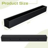 FillTouch Long Rectangular Planter Box Window Sill Planter Box Metal
