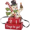 Block Countdown - Snowman