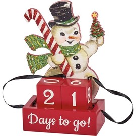 Block Countdown - Snowman