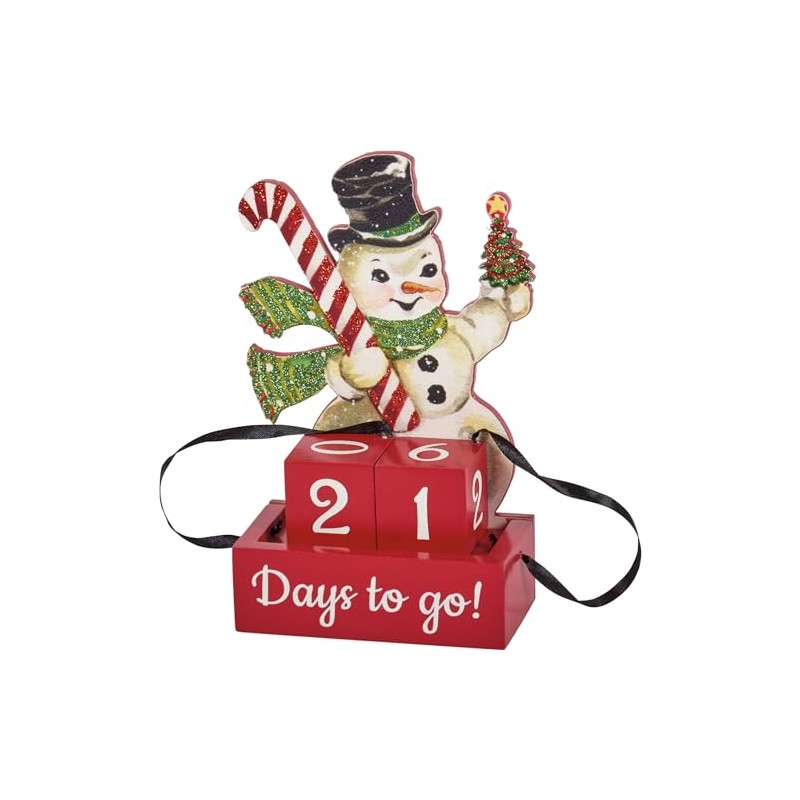 Block Countdown - Snowman
